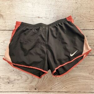Nike Black and Red Athletic Shorts